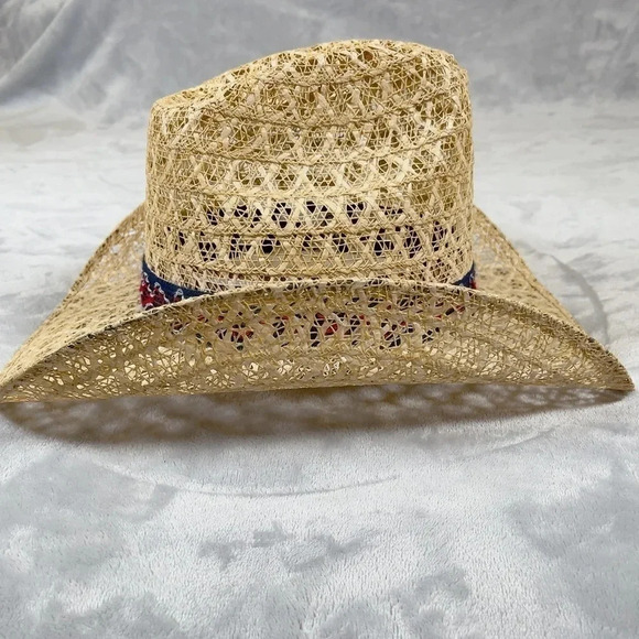REZGO |  MEXICO STRAW COW BOY STIFF HAT - Picture 6 of 13